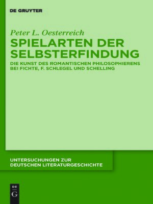 cover image of Spielarten der Selbsterfindung